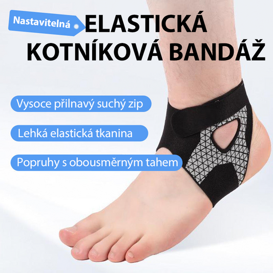🔥 Nastavitelný pružný pásek kolem kotníku – Univerzální velikost, pro sport i běžné nošení – Na dobírku 💪
