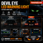 👹 Získejte stylový design ďáblových očí pro váš vůz – LED výstražné světlo do auta – Na dobírku 🚗✨