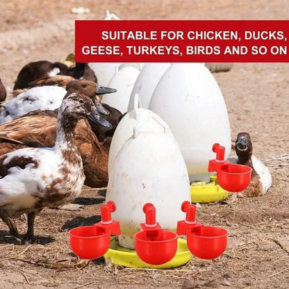 🐔 Automatická napáječka pro drůbež – Automatické plnění, nepropustná