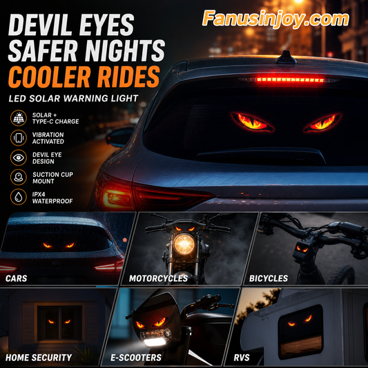 👹 Získejte stylový design ďáblových očí pro váš vůz – LED výstražné světlo do auta – Na dobírku 🚗✨