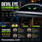 👹 Získejte stylový design ďáblových očí pro váš vůz – LED výstražné světlo do auta – Na dobírku 🚗✨