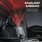Ultrarychlá nabíječka do auta s navíjecími kabely a ambientním osvětlením Starlight