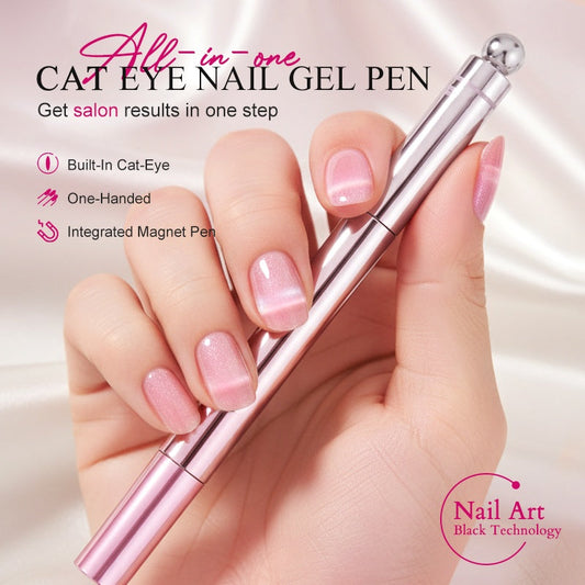 Gelové pero na nehty Cat Eye All-in-One