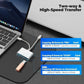 📇 Čtečka paměťových karet 3 v 1 s rozhraním USB-C – SD/MicroSD/USB, rychlost 5 Gb/s, hliníkové pouzdro – platba na dobírku ✨