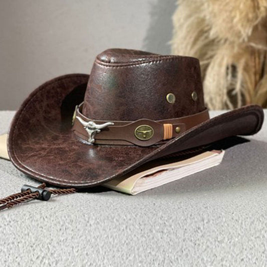 🤠 Prodyšná sluneční clona ve tvaru kovbojského klobouku – ochrana proti UV záření, lehká, letní – platba při převzetí ✨
